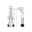 Bahco ERGO k=C3=A4rkipihdit mitat - Pihdit - 2427G-160 - 3