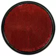 HEIJASTIN PYÖREÄ PUNAINEN 84MM (EI PAKATTU) - Heijastimet - ST100470 - 1