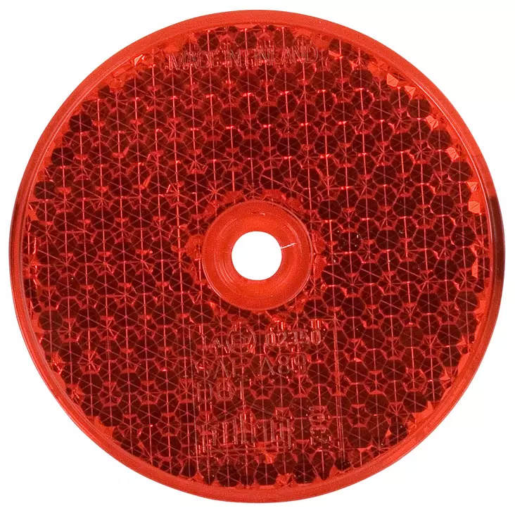 HEIJASTIN PYÖREÄ PUNAINEN 68MM 7301 (EI PAKATTU) - Heijastimet - ST342003100 - 1