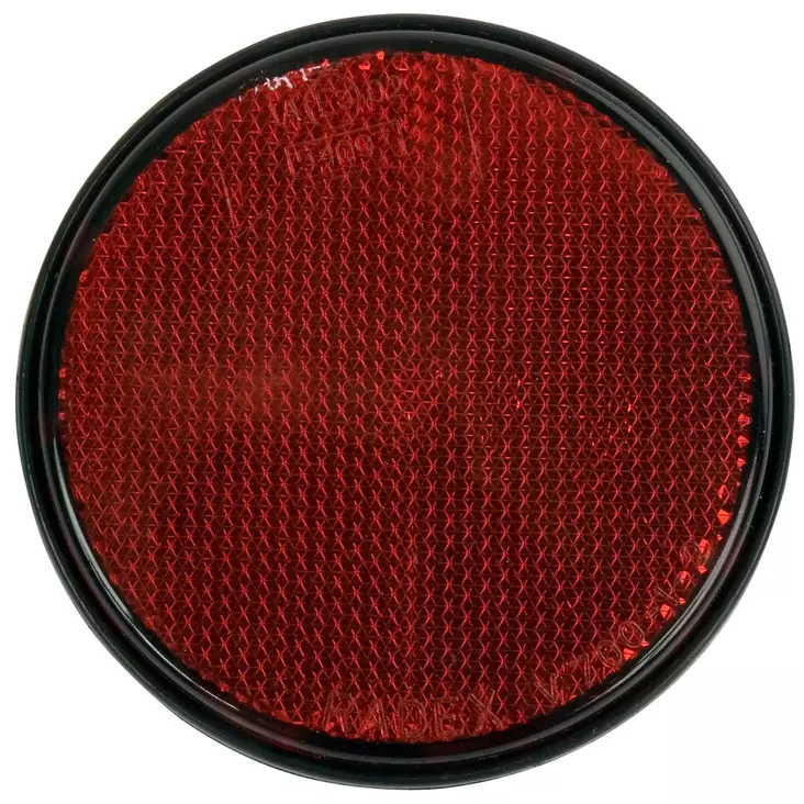 HEIJASTIN PYÖREÄ PUNAINEN 84MM (EI PAKATTU) - Heijastimet - ST100470 - 1