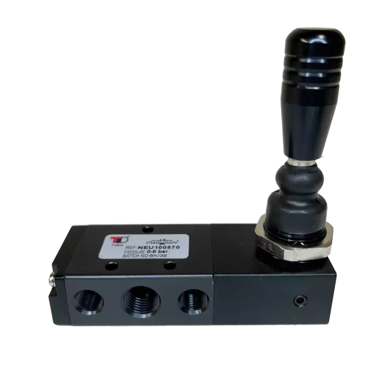 KÄSIVIPUVENTTIILI 5/3 1/4 90 VIPU/VIPU NC - Käsiohjatut venttiilit - NEU100570 - 1