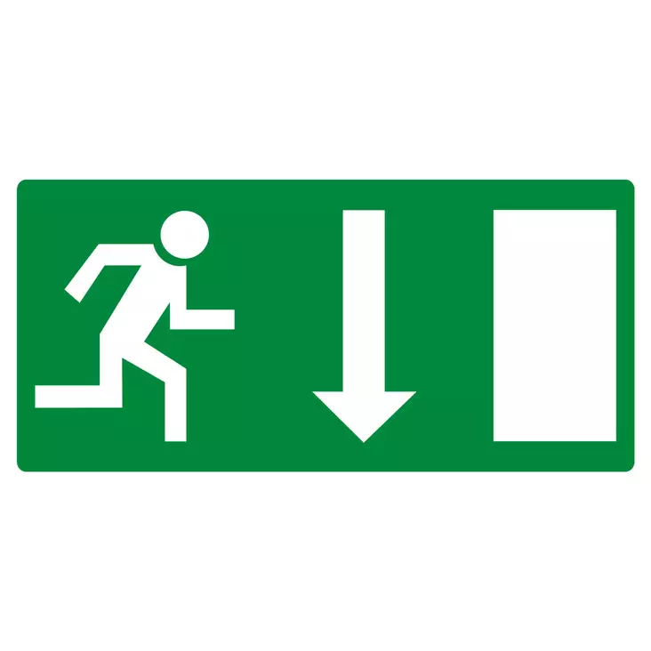 OPASTE JV 300X150 POISTUMISTIE NUOLI ALAS,MUOVI - Opasteet ja kyltit - TRA030 - 1