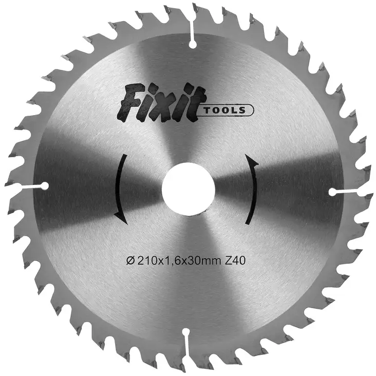 SIRKKELINTERÄ 210X1,6X30MM Z40 PUULLE - Pyörösahanterät - FIX21040 - 1