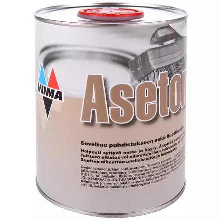 ASETONI 1L - Asetonit, Tinnerit, Tärpätit - WKC001 - 1