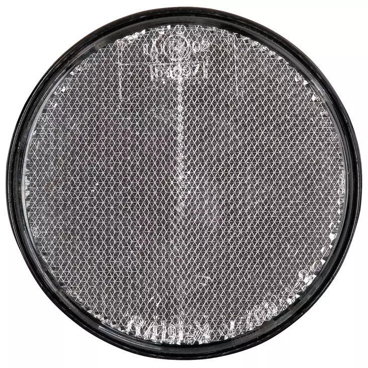 HEIJASTIN PYÖREÄ VALKOINEN 84MM (EI PAKATTU) - Heijastimet - ST100471 - 1