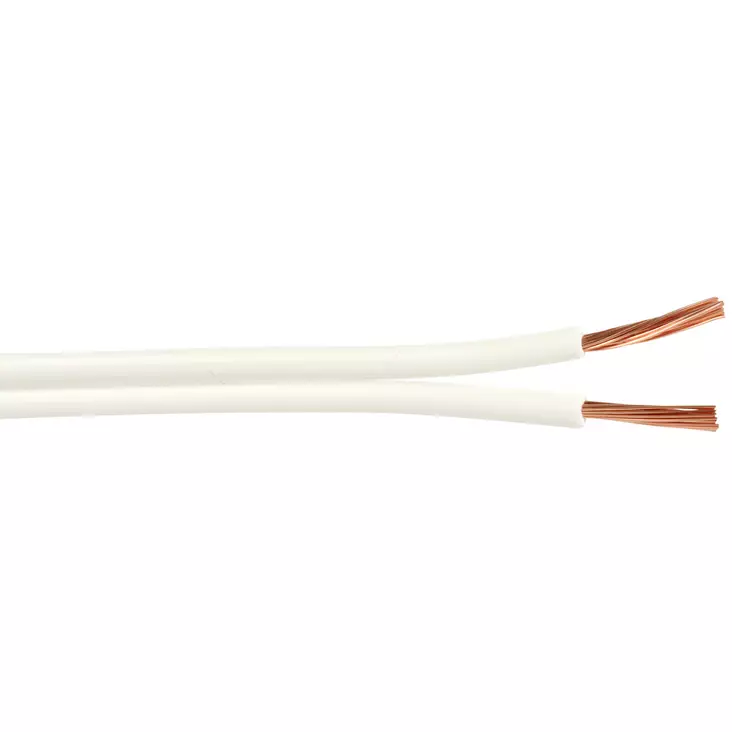 JOHTO 1,00M H03VH-H2X0,75 VALKOINEN - Kaapelit - D121931 - 1