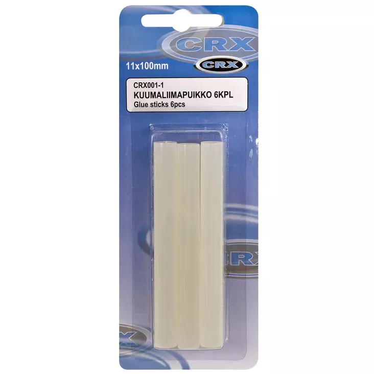 KUUMALIIMAPUIKKO 11MM/100MM 6 KPL - Liimaustyökalut, puristimet ja magneetit - CRX001-1 - 1