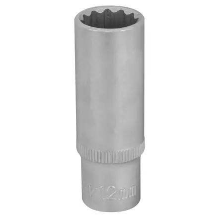 HYLSY 1/4" 12-KULMA M12 PITKÄ (50MM) - Hylsyt - XD04812 - 1