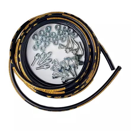 VINCKE SMOOTH 3/8" HYDRAULILETKU 10 M + JIC-liittimet - Hydrauliikkapaketit - MAN2406SPAKJIC2 - 1
