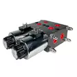 Tuplaajaventtiili 8/3 1/" 90l/min 12V - Hydrauliikkapaketit - TUPLAAJA83-1212V - 1