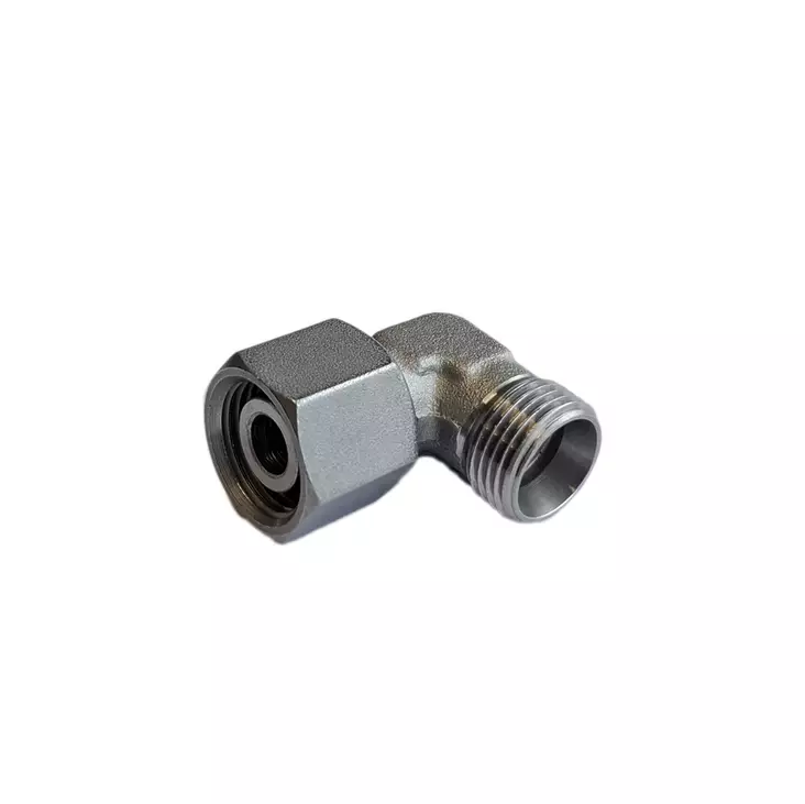 SUUNNATTAVA KULMALIITIN 12L-12L UK-SK DIN 2353 ZN-NI - Letkuliittimet putkitartunnalla - PFZW2L12 - 1