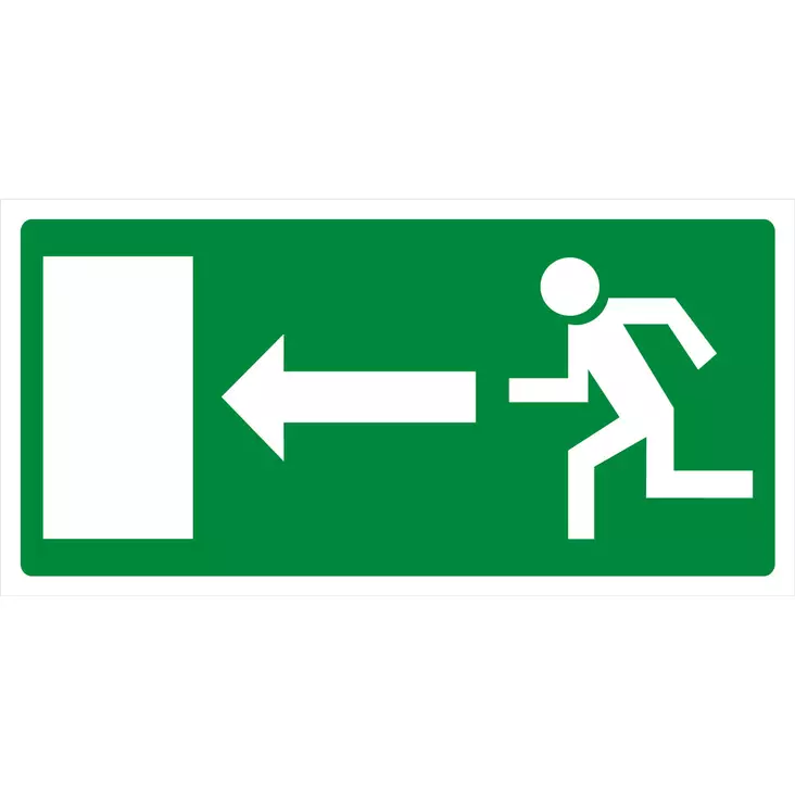 OPASTE JV 300X150 POISTUMISTIE NUOLI VASEN,MUOVI - Opasteet ja kyltit - TRA032 - 1