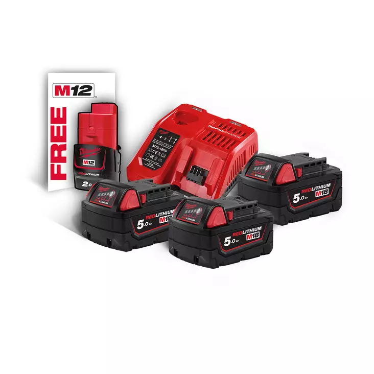 Milwaukee M18 NRG-503 akkusarja - Akut ja laturit - 4933451423 - 1