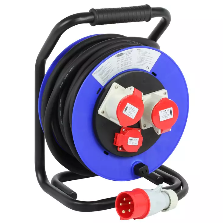 KAAPELIKELA 20M KUMI IP44 - Jatkojohdot ja kaapelikelat - CRX1043 - 1