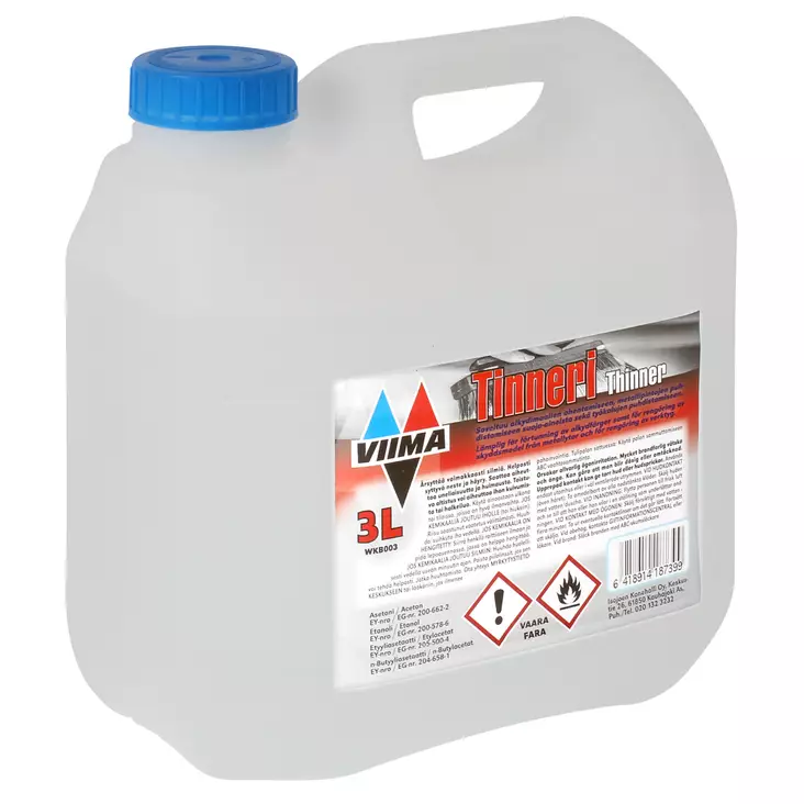TINNERI 3L VIIMA - Asetonit, Tinnerit, Tärpätit - WKB003 - 1