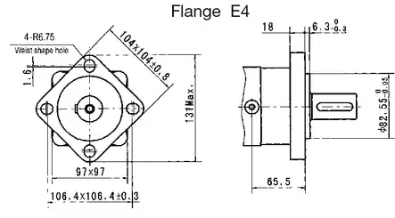 VINCKE HYDRAULIMOOTTORI VNKS LIERIÖAKSELI - Geroottorimoottorit - VNK020304 - 2
