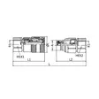 FLATFACE PIKALIITIN NAARAS ISO 16028 - Hydrauliikkapikaliittimet - B900204 - 3