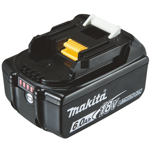 AKKU BL1860B, 18V, 6,0 AH, LI-ION, LIUKULUKITUS, KAPASITEETTINÄYTTÖ - Makita 18V akut ja laturit - 197422-4 - 1