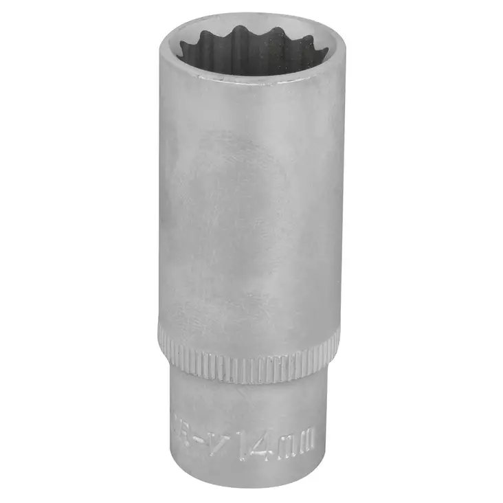 HYLSY 1/4" 12-KULMA M14 PITKÄ (50MM) - Hylsyt - XD04814 - 1