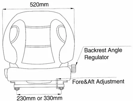 ISTUIN TRUKKIIN - Istuimet ja tarvikkeet - T0955 - 2