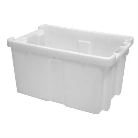 MUUTTOLAATIKKO 45L VALKOINEN ELINTARVIKEHYVÄKSYTTY - Laatikot ja lokerikot - DM5005 - 1