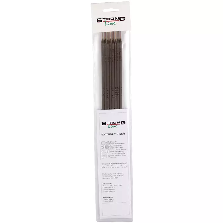 HITSAUSPUIKKO RUOSTUMATON 2,5MM 8KPL - Puikkohitsaus - ME112525 - 1