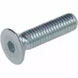 Kuusiokoloruuvi sinkitty 10.9 DIN 7991 M4 - Millikierteiset kuusiokoloruuvit - 612-SI4X16 - 1