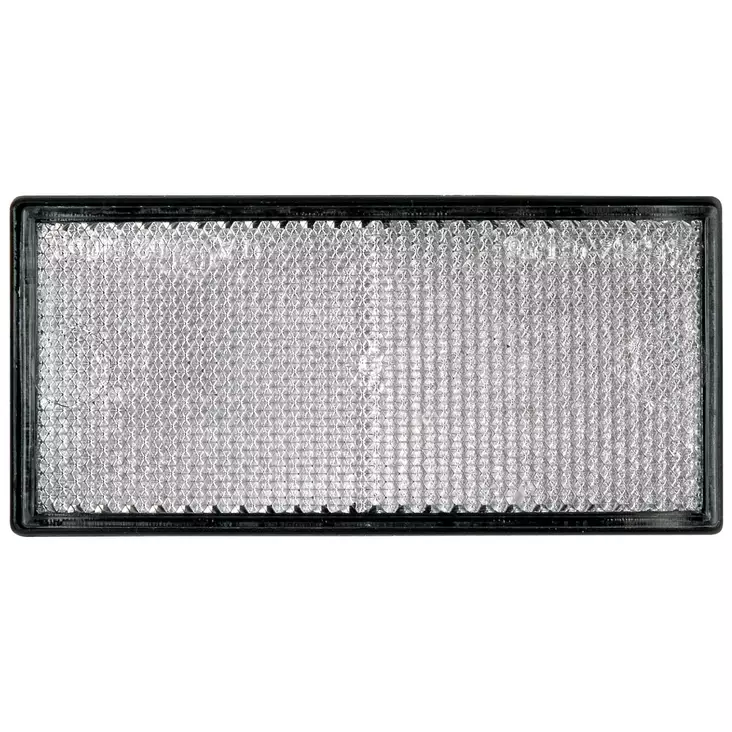 HEIJASTIN VALKOINEN 55X105 TARRALLA (EI PAKATTU) - Heijastimet - ST100466 - 1