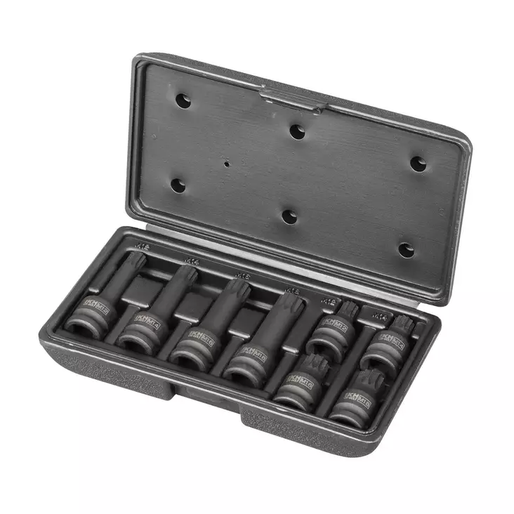 HYLSYSARJA 1/2" TÄHTI M12-M18 8-OS. NI-CR-MOLY - Hylsyt - IKH6126 - 1