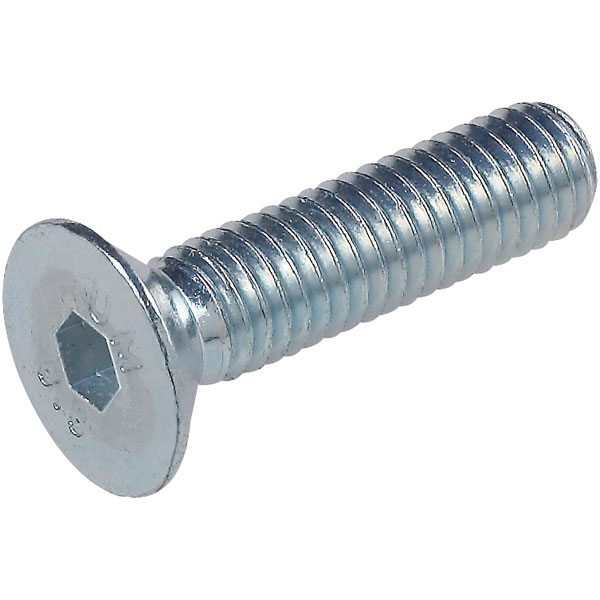 KUUSIOKOLORUUVI SINKITTY 10.9 DIN 7991 M8 - Millikierteiset kuusiokoloruuvit - 612-SI8X16 - 1