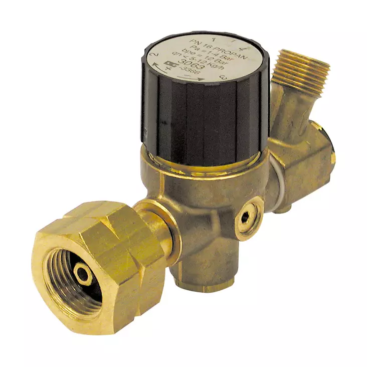 PAINEENSÄÄDIN + LETKURIKKO VENT. 1-4 BAR R3/8" - Kaasusäätimet - TEP1006 - 1