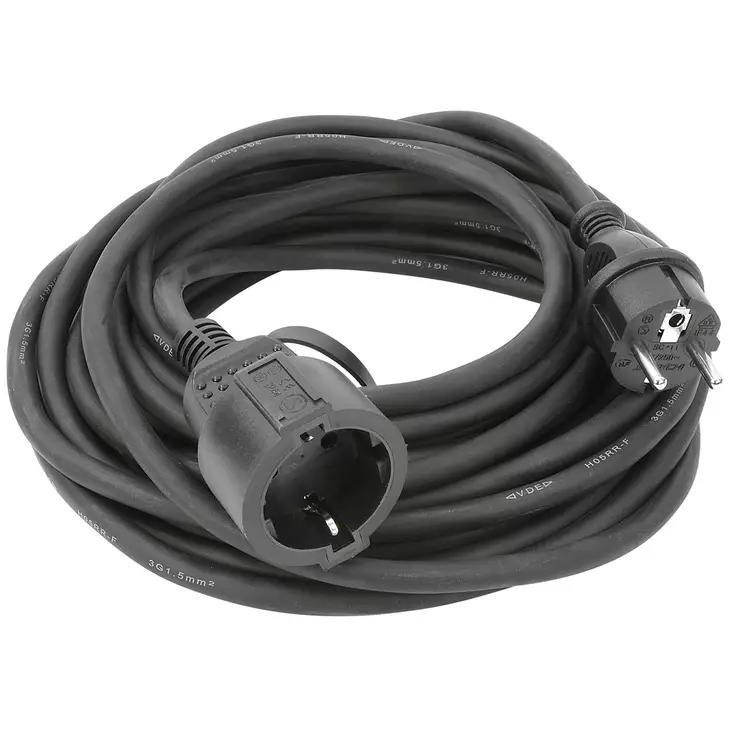 JATKOJOHTO KUMI 10M 230V 1,5X3H05RR - Jatkojohdot ja kaapelikelat - CRX1007 - 1