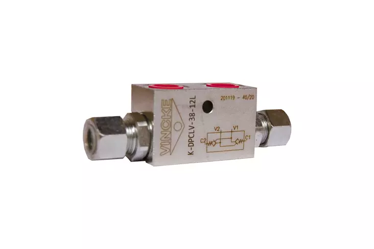 KAKSOISLUKKOVENTTIILI 3/8" L12 PUTKILIITIN K-DPCLV-38-12L - Venttiilit - VNKLV050107 - 1