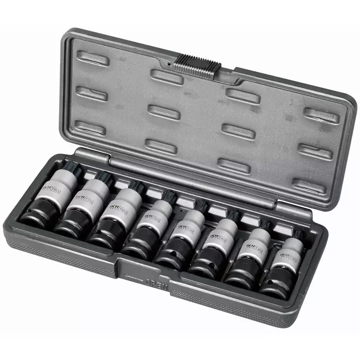 KÄRKISARJA TORX NIVELELLÄ T30-80 8-OS. - Kärkisarjat - IKH6127 - 1