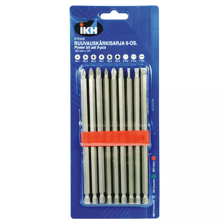 RUUVAUSKÄRKISRJ 9-OS 150MM - Kärkisarjat - XTD539 - 1