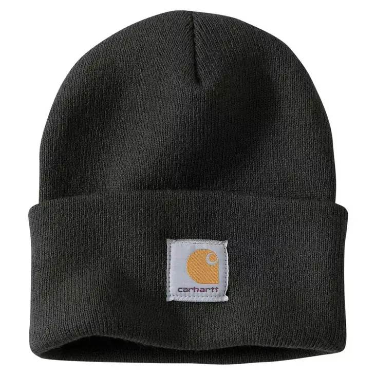 Carhatt pipo Watch Hat A18 musta - Päähineet - A18-BLK-OFA - 1