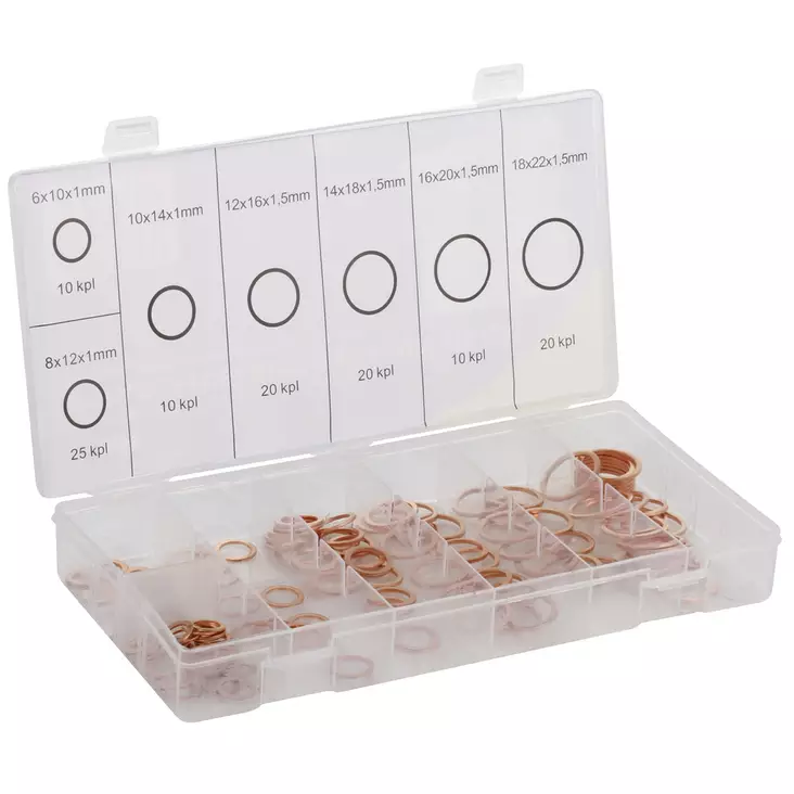 KUPARIALUSLAATTA LAJITELMA 115KPL Y - Tiivisteet - T04KITA - 1