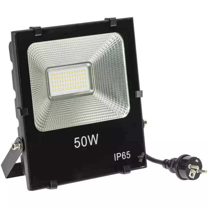 LED VALONHEITIN 4500LM 50W/230V 2,5M JOHTO - Rakennusvalaisimet ja valonheittimet - CRX3304B - 1
