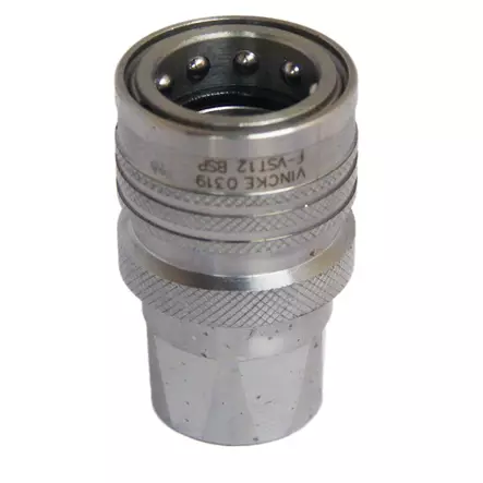Pikaliitin 1/2" VST-TC paineenpoistolla naaras - Tema hydrauliikkapikaliittimet - VNKEN1908F - 2