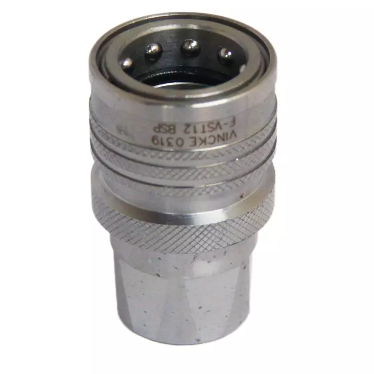 Pikaliitin 1/2" VST-TC paineenpoistolla naaras - Tema hydrauliikkapikaliittimet - VNKEN1908F - 2