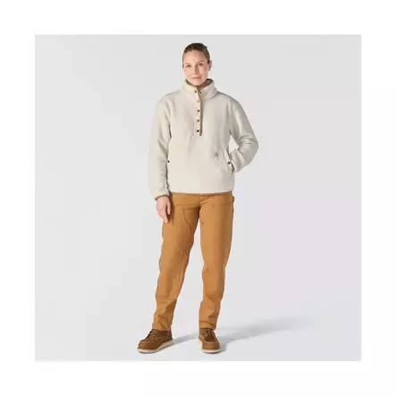 CARHARTT HIGHLAND NAISTEN FLEECE-PUSERO, LUONNONVALKOINEN - Carhartt naisille - 107727-A16SREG - 2
