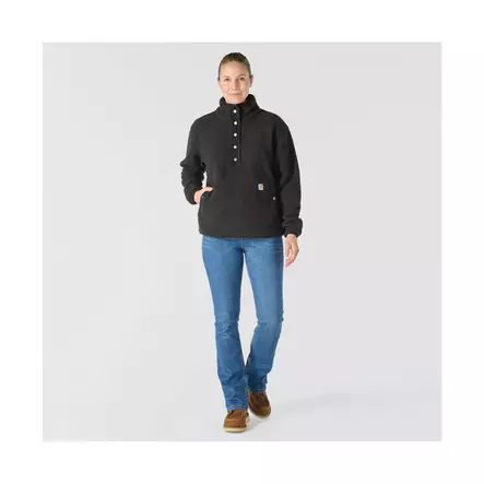 CARHARTT HIGHLAND NAISTEN FLEECE-PUSERO, MUSTA - Carhartt naisille - 107727-N04SREG - 2