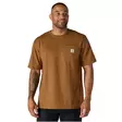 Carhartt t-paita K87 Dearborn ruskea - Carhartt-paidat - 103296-BRNSREG - 1