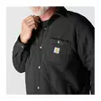 CARHARTT LOOSE FIT HEAVYWEIGHT QUILTED SNAP FRONT SHIRT JAC PAITATAKKI - Carhartt-työtakit - 107270-BLKSREG - 4
