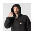 CARHARTT FAIRBANKS FLEECEHUPPARITAKKI, MUSTA - Carhartt-työtakit - 107665-N04SREG - 5