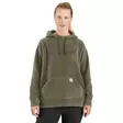 CARHARTT FORCE ROCHESTER SWEATSHIRT NAISTEN HUPPARI, OLIIVINVIHREÄ - Carhartt naisille - 107142-GF7SREG - 1