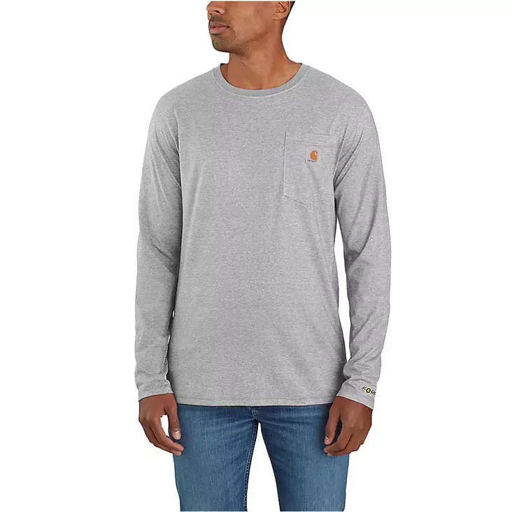 Carhartt pitkähihainen t-paita harmaa - Carhartt-paidat - 106656-HGY2XLREG - 1