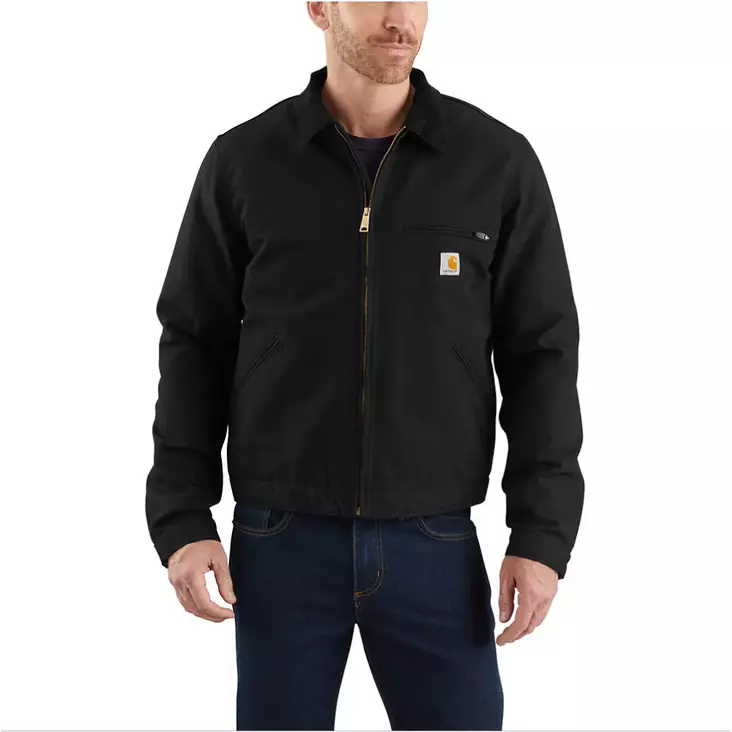 Carhartt Detroit takki, musta - Carhartt-työtakit - 103828-BLKMREG - 1