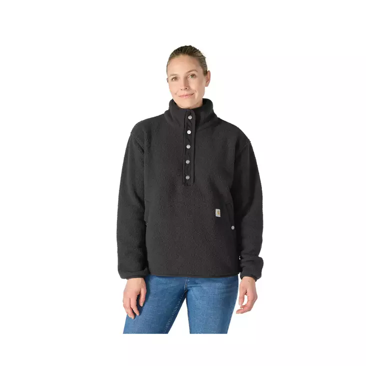 Carharrt Highland fleece pullover naisten fleece-pusero, musta - Carhartt naisille - 107727-N04SREG - 1