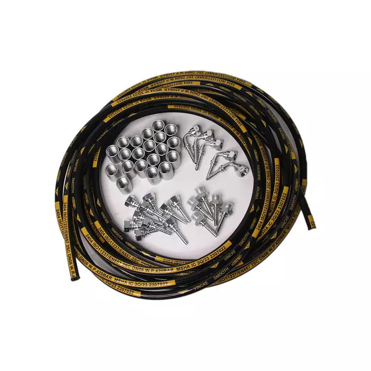 PAKETTI: 10 M VINCKE HYDRAULIIKKALETKU + LIITTIMET 1/4" BSP SK - Hydrauliikkapaketit - MAN2404SPAKETTI - 1